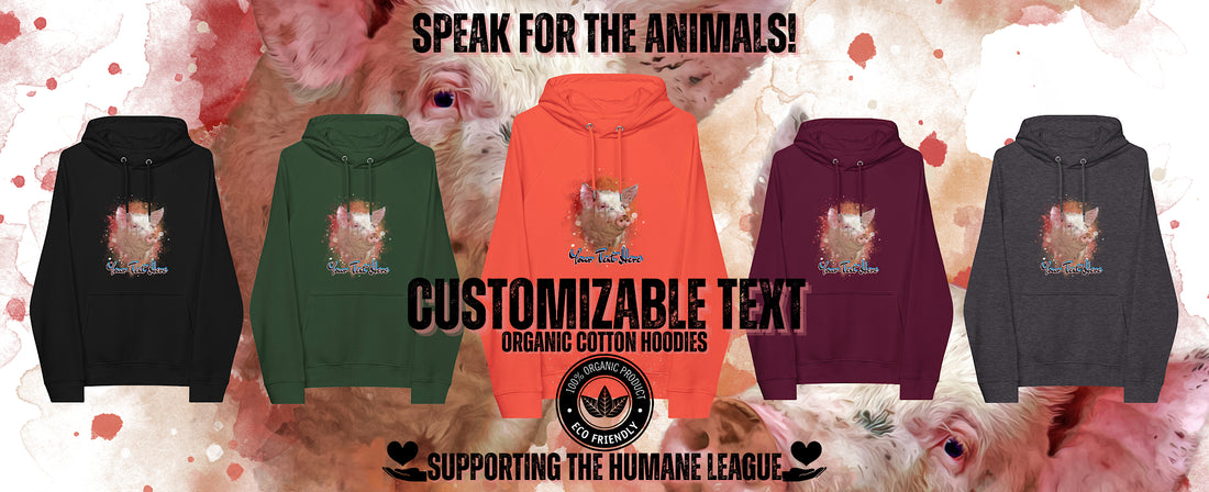 vegan customizable hoodie