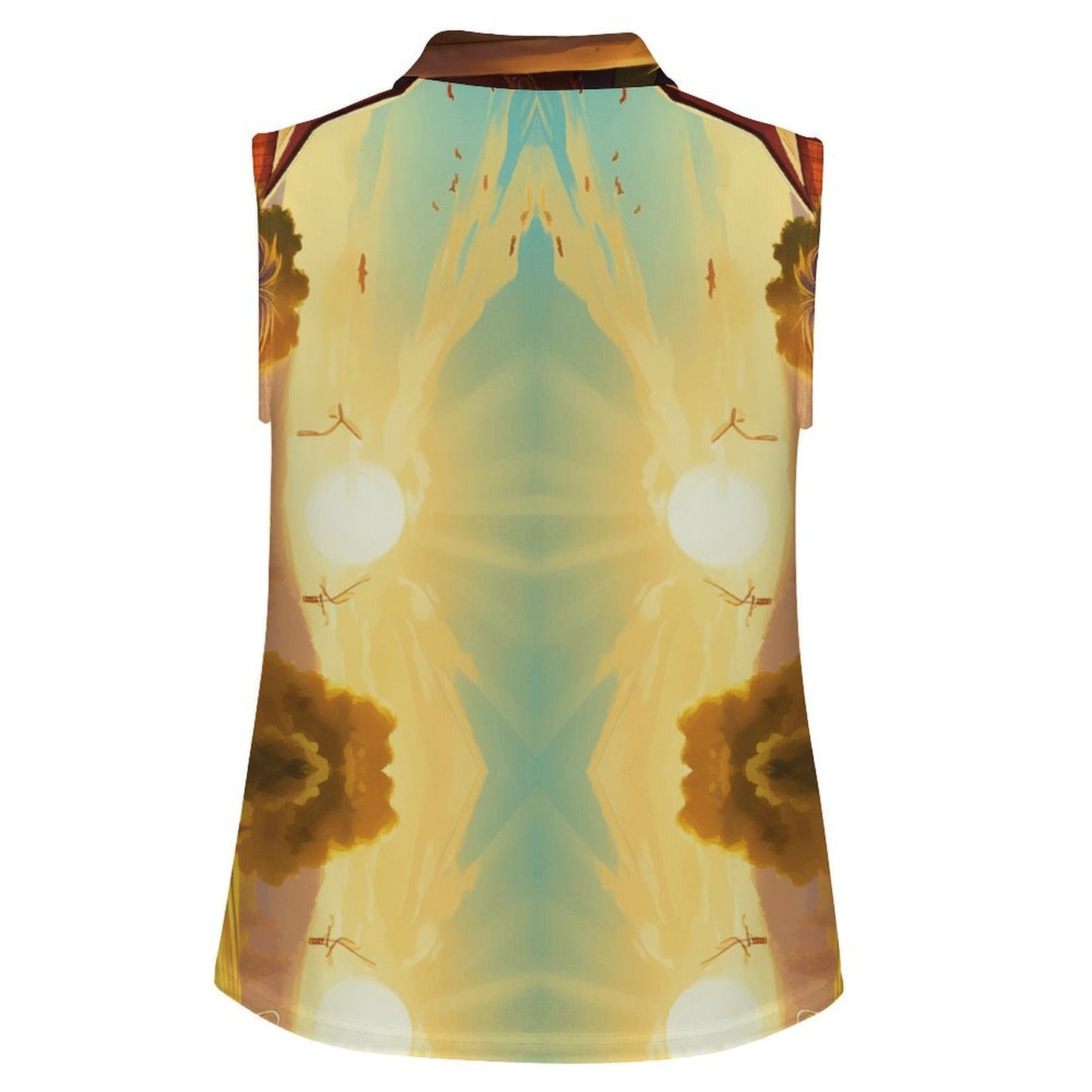 Women's Sleeveless POLO Tank Top