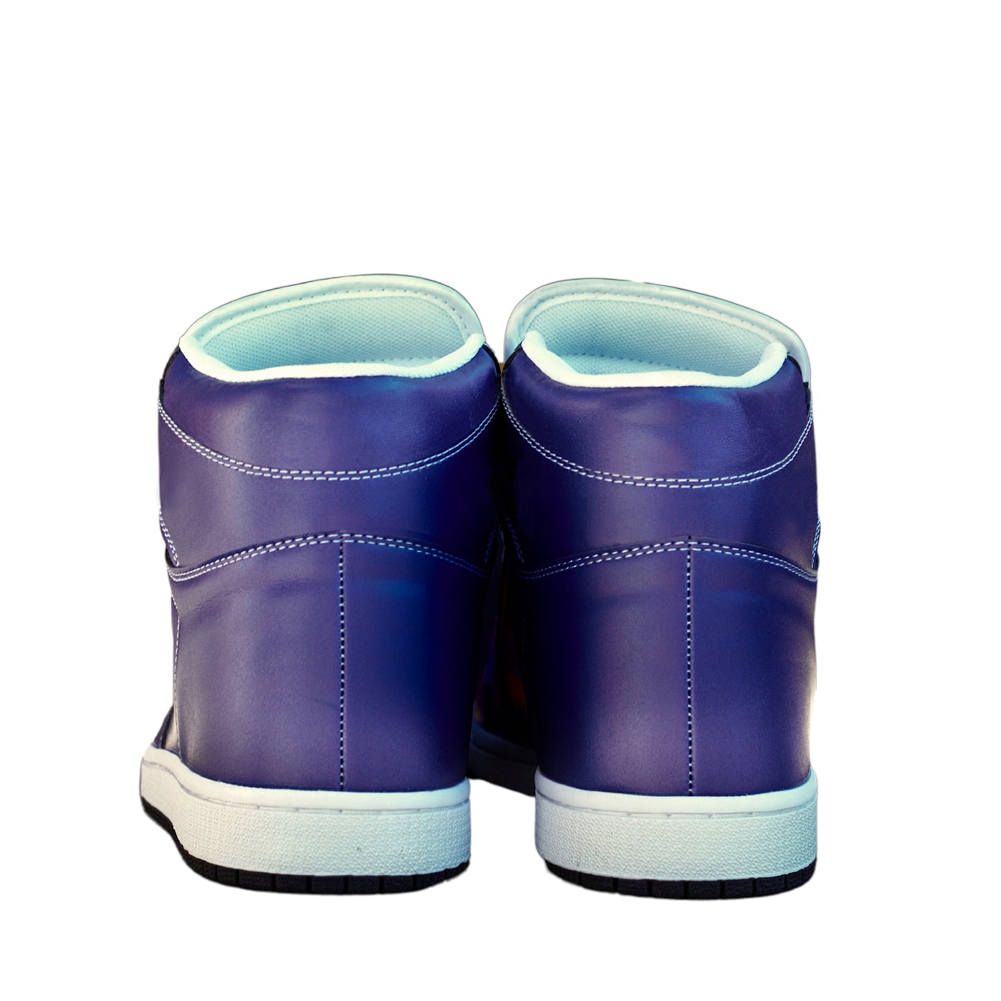Blue/White VEGAN Retros - Blue Steel-