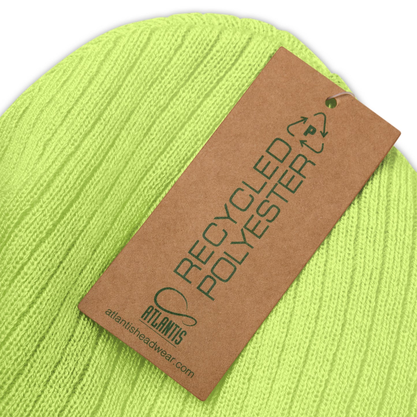 Vegan "Chicken" Embroidered Ribbed knit beanie