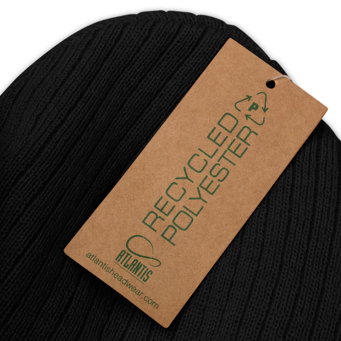 Vegan "Chicken" Embroidered Ribbed knit beanie