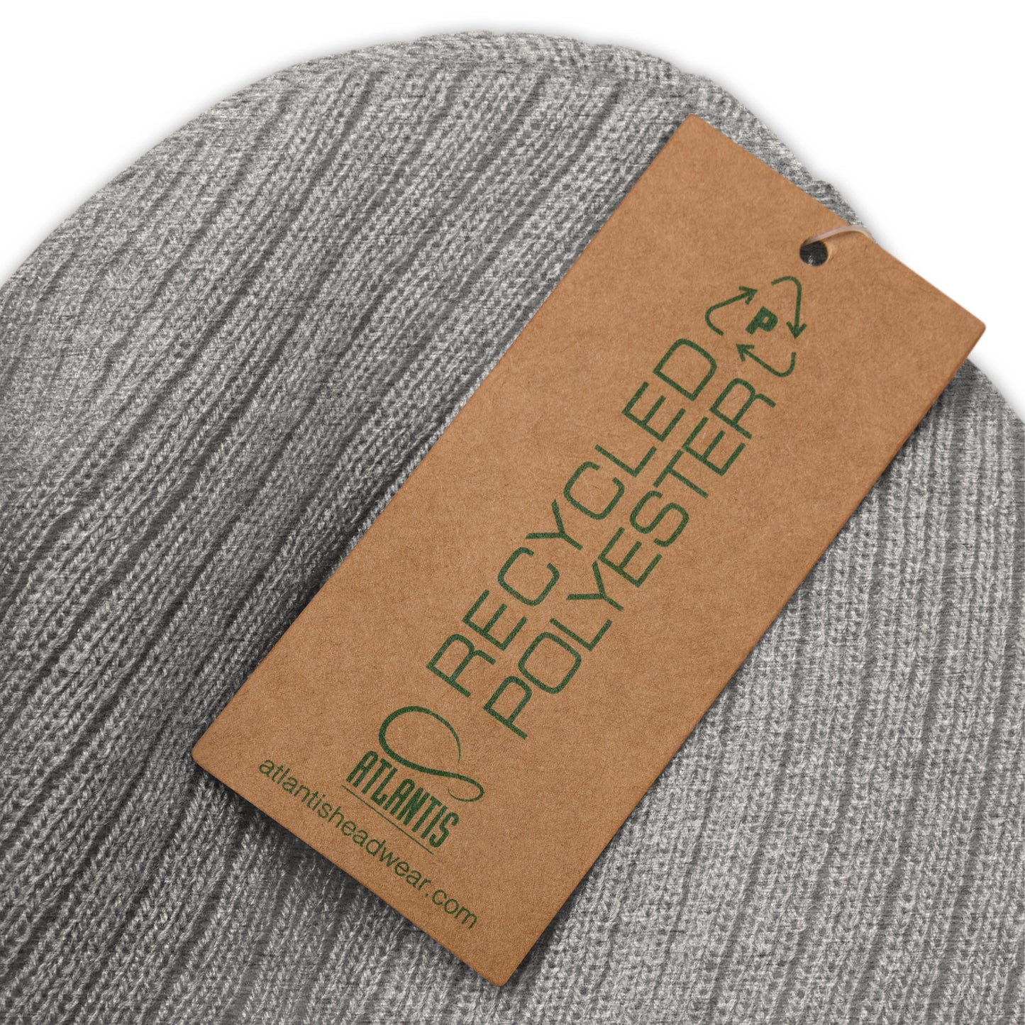 Vegan "Chicken" Embroidered Ribbed knit beanie