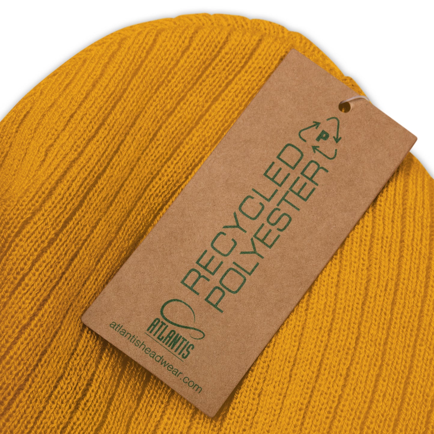 Vegan "Chicken" Embroidered Ribbed knit beanie