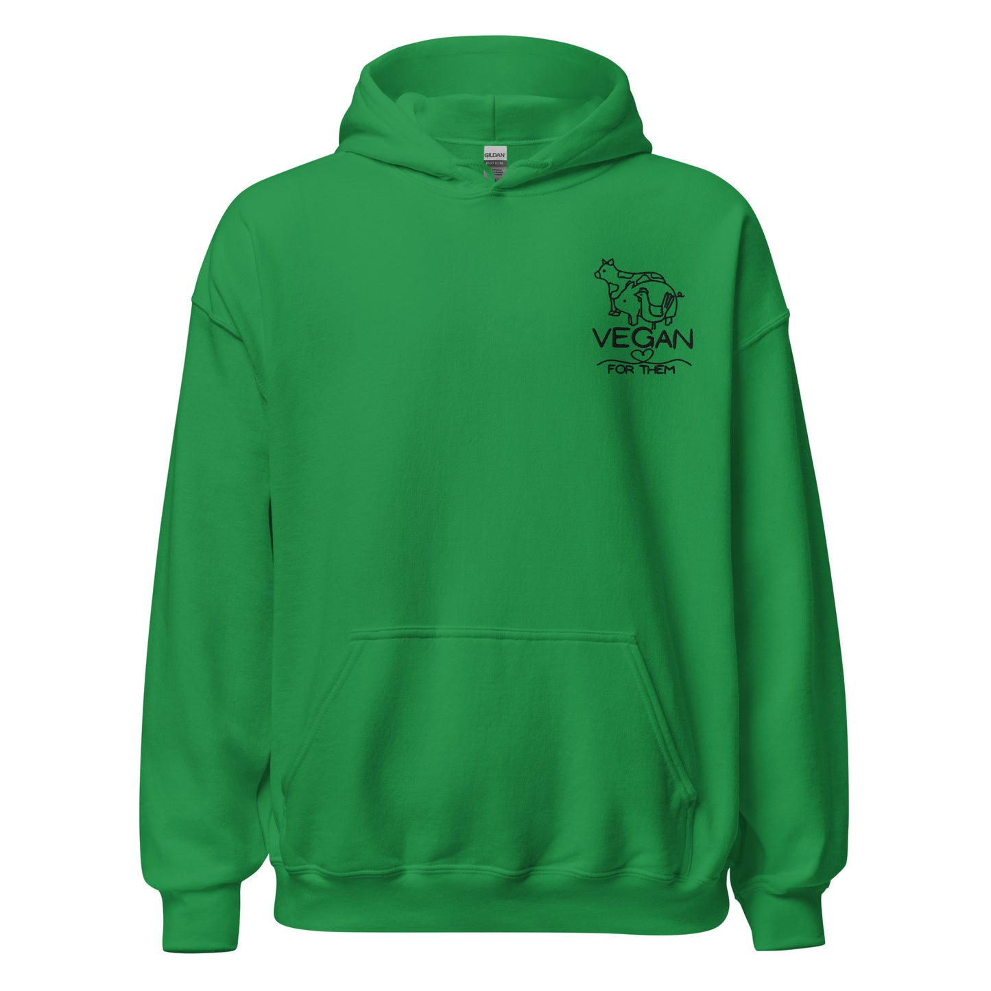 VEGAN For Them Embroidered Unisex Hoodie