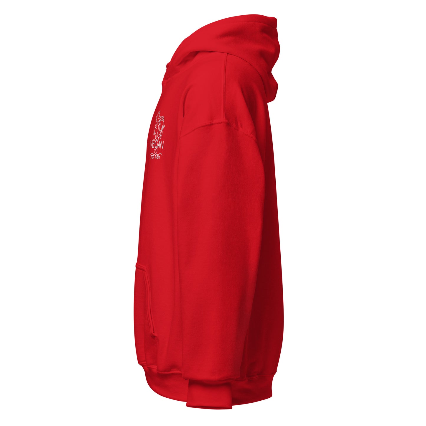 VEGAN For Them Embroidered Unisex Hoodie