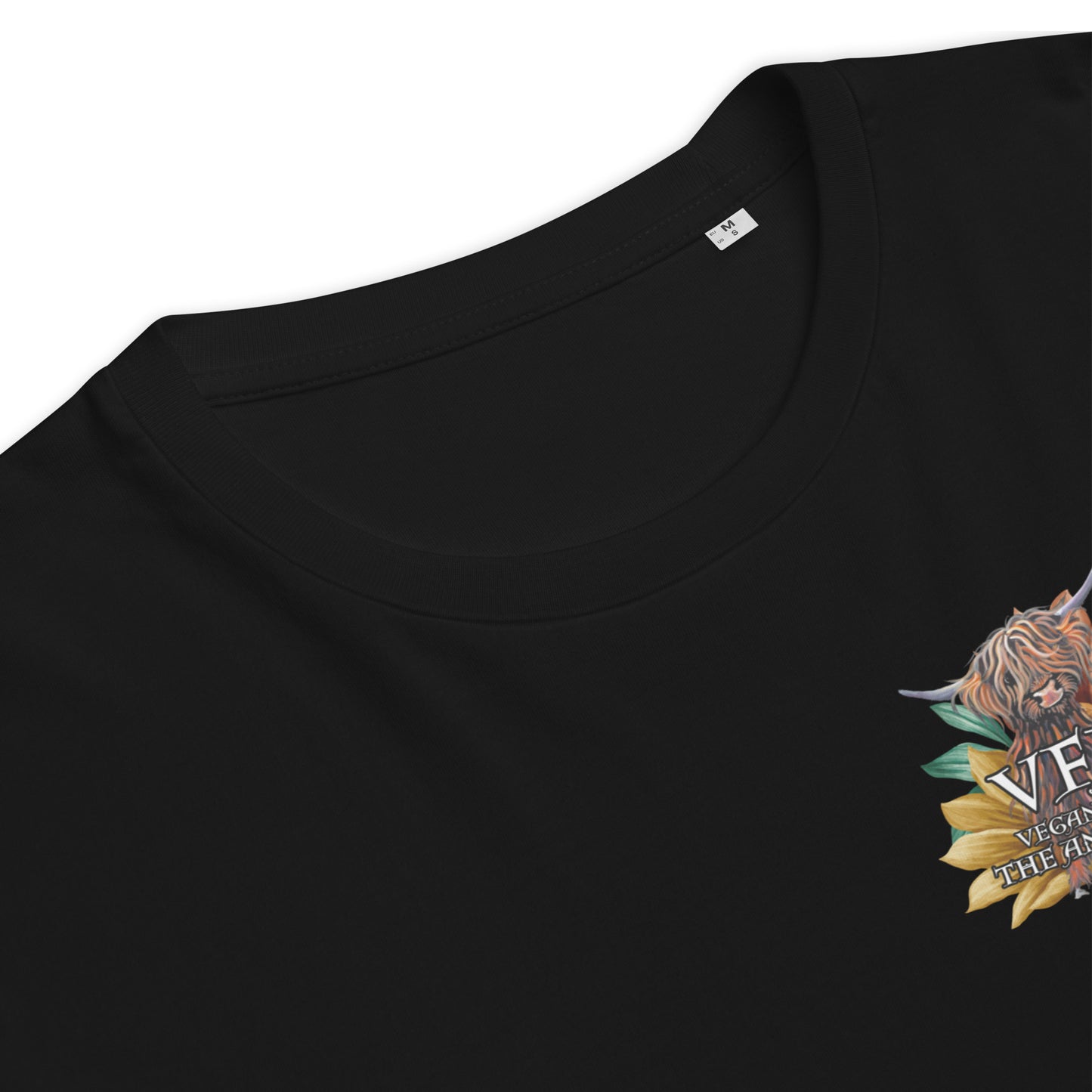 VEGAN For The Animals Unisex organic cotton t-shirt