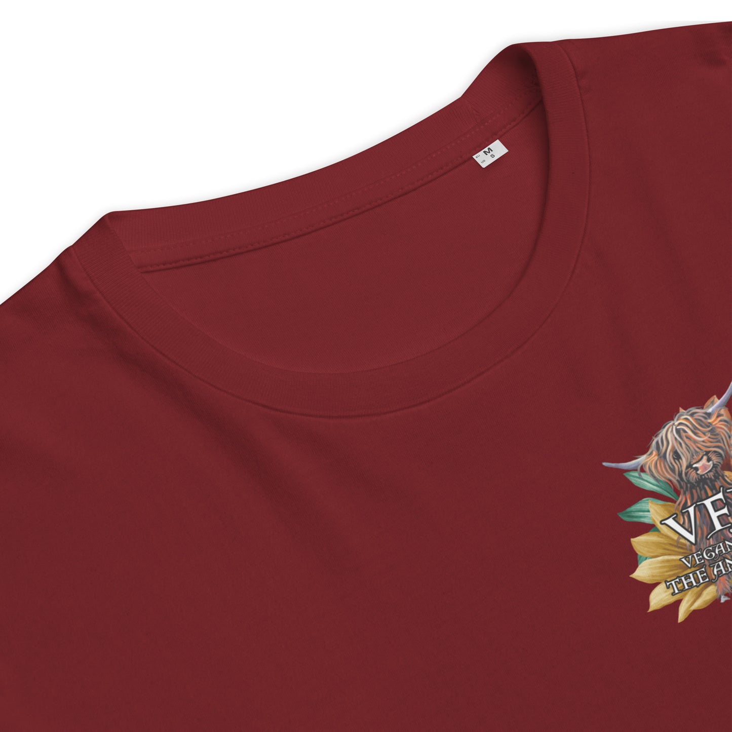 VEGAN For The Animals Unisex organic cotton t-shirt