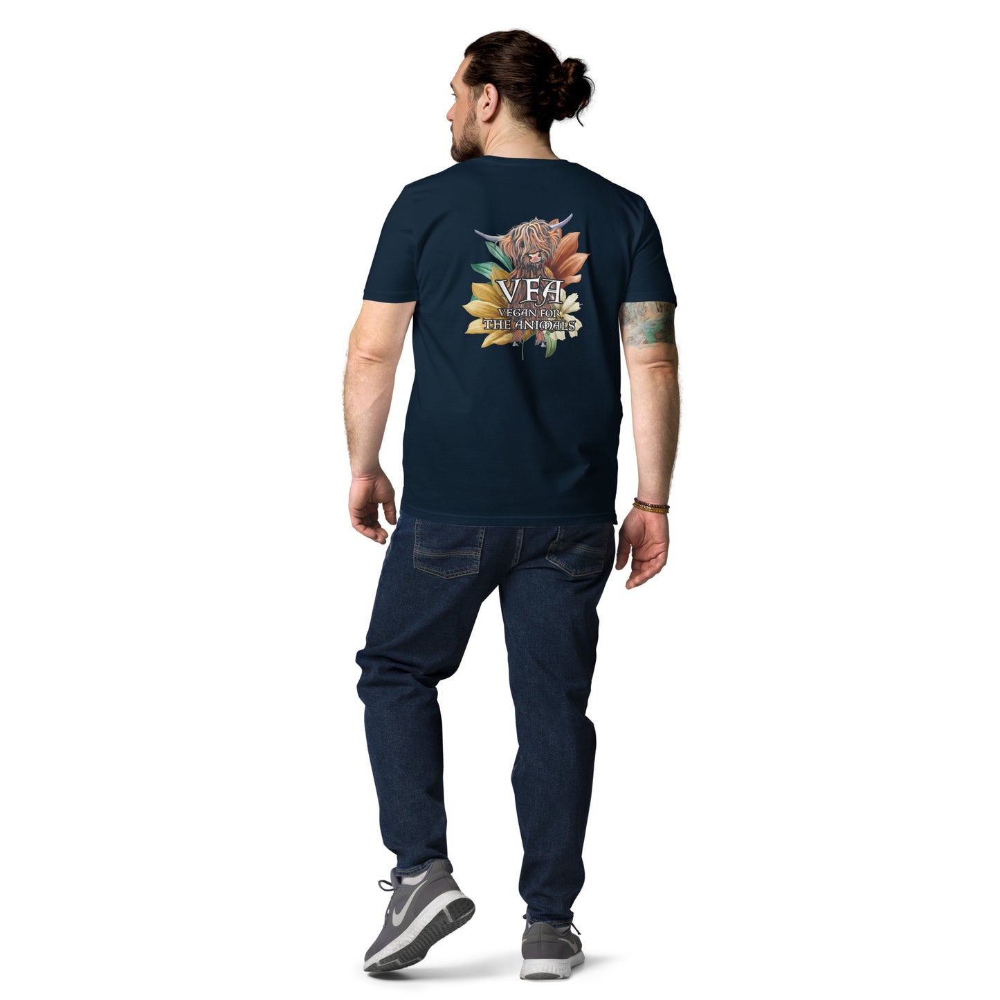 VEGAN For The Animals Unisex organic cotton t-shirt