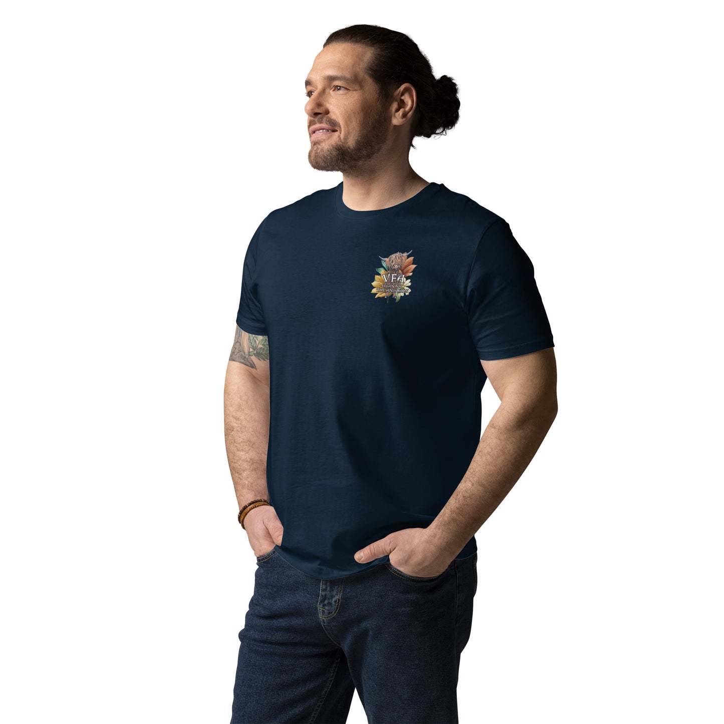 VEGAN For The Animals Unisex organic cotton t-shirt