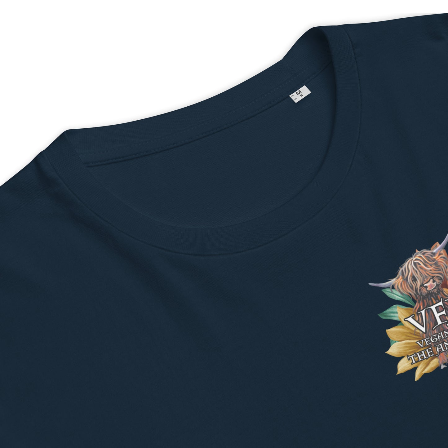 VEGAN For The Animals Unisex organic cotton t-shirt