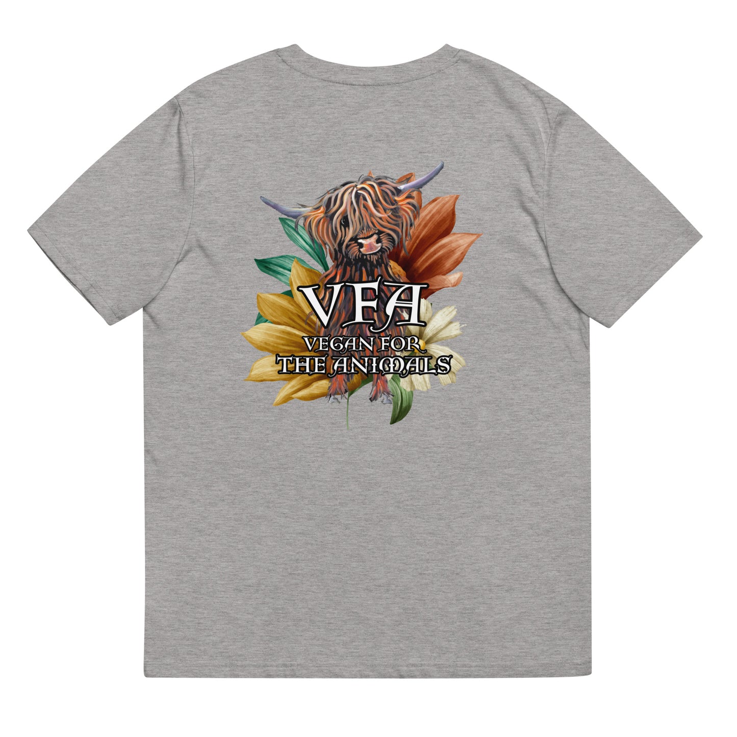 VEGAN For The Animals Unisex organic cotton t-shirt