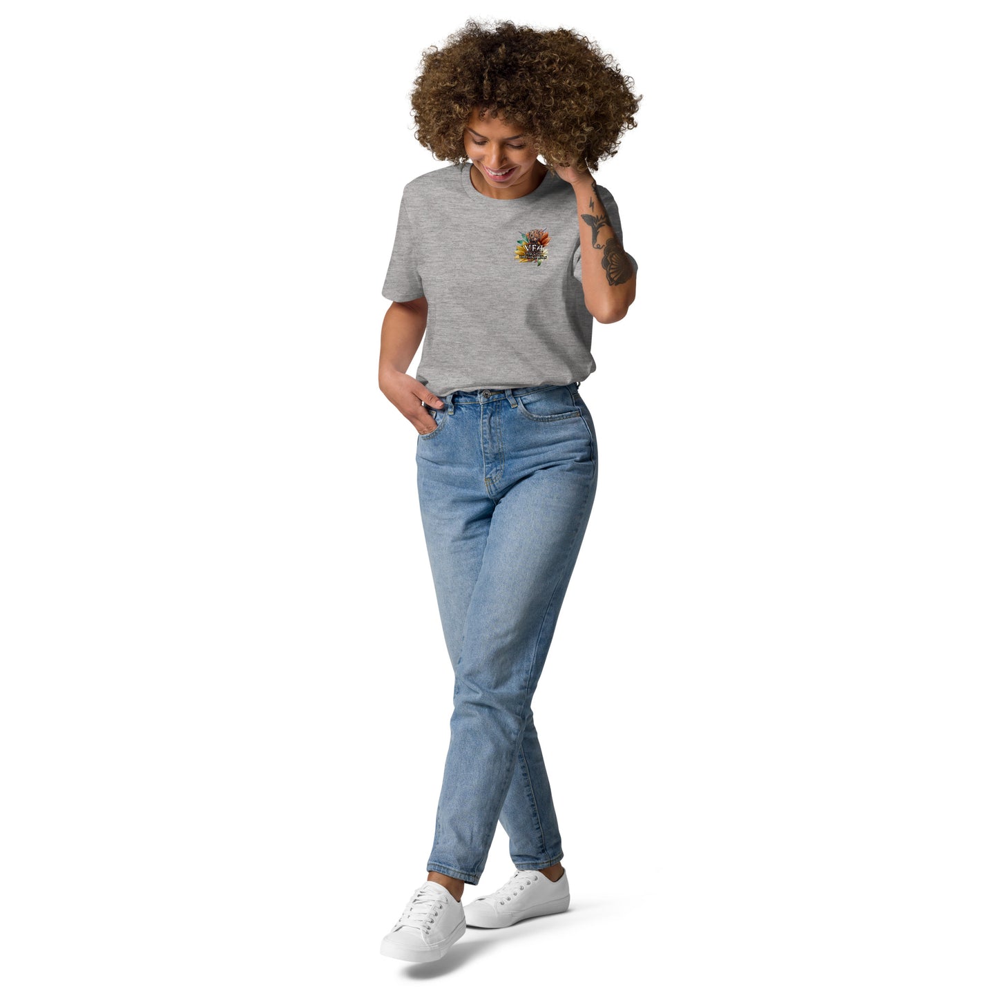 VEGAN For The Animals Unisex organic cotton t-shirt