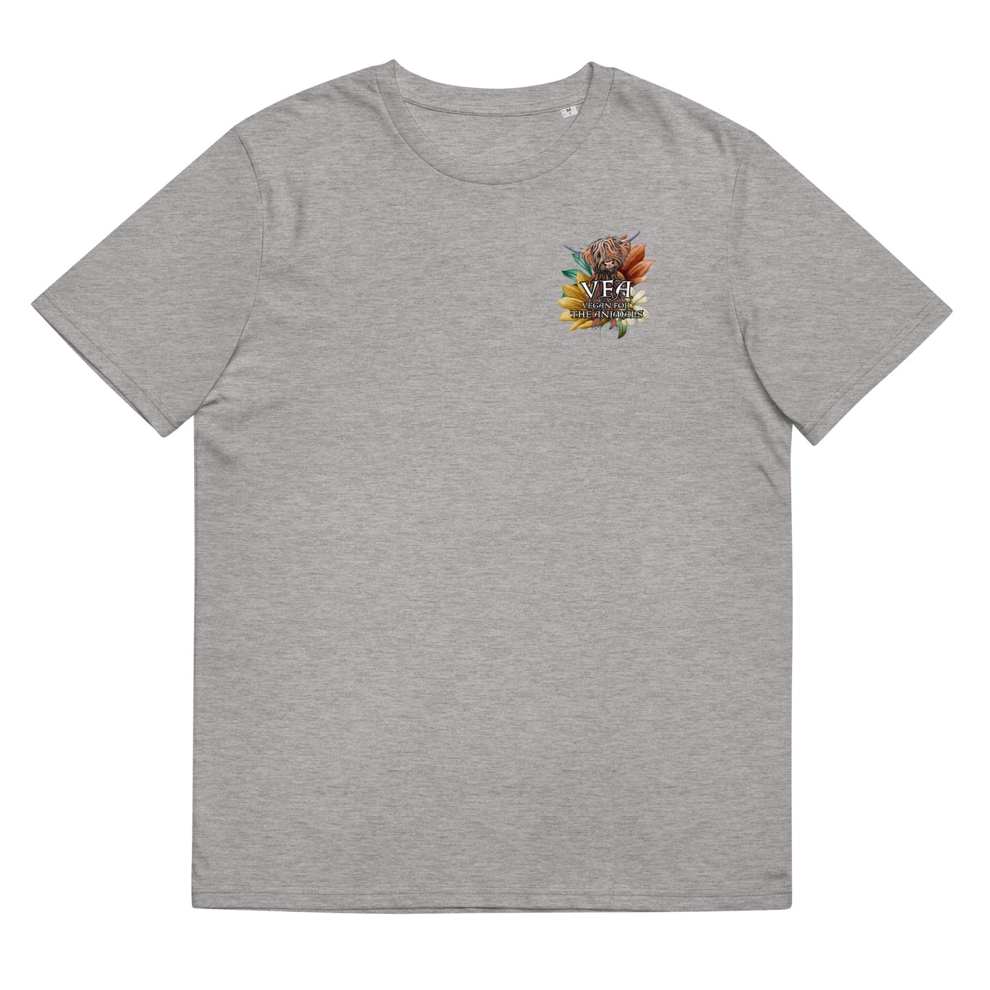 VEGAN For The Animals Unisex organic cotton t-shirt