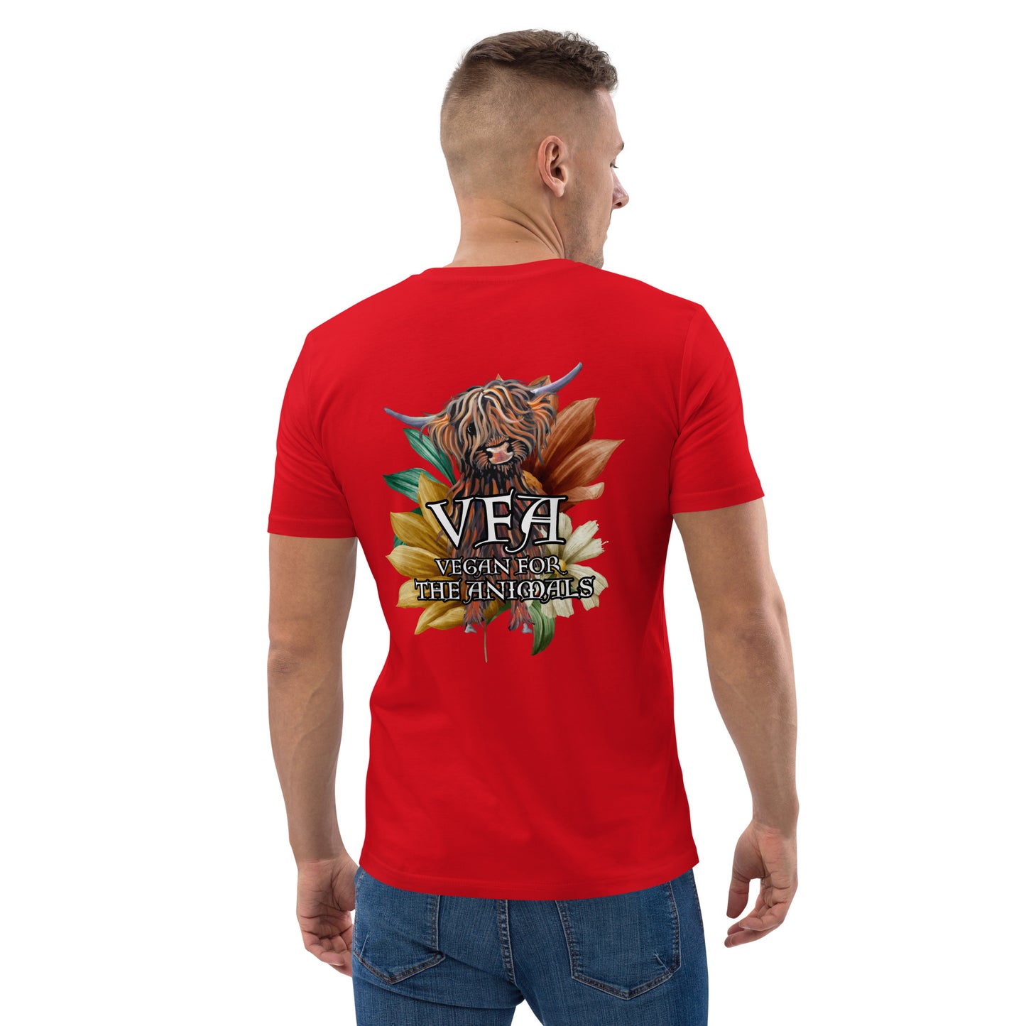 VEGAN For The Animals Unisex organic cotton t-shirt