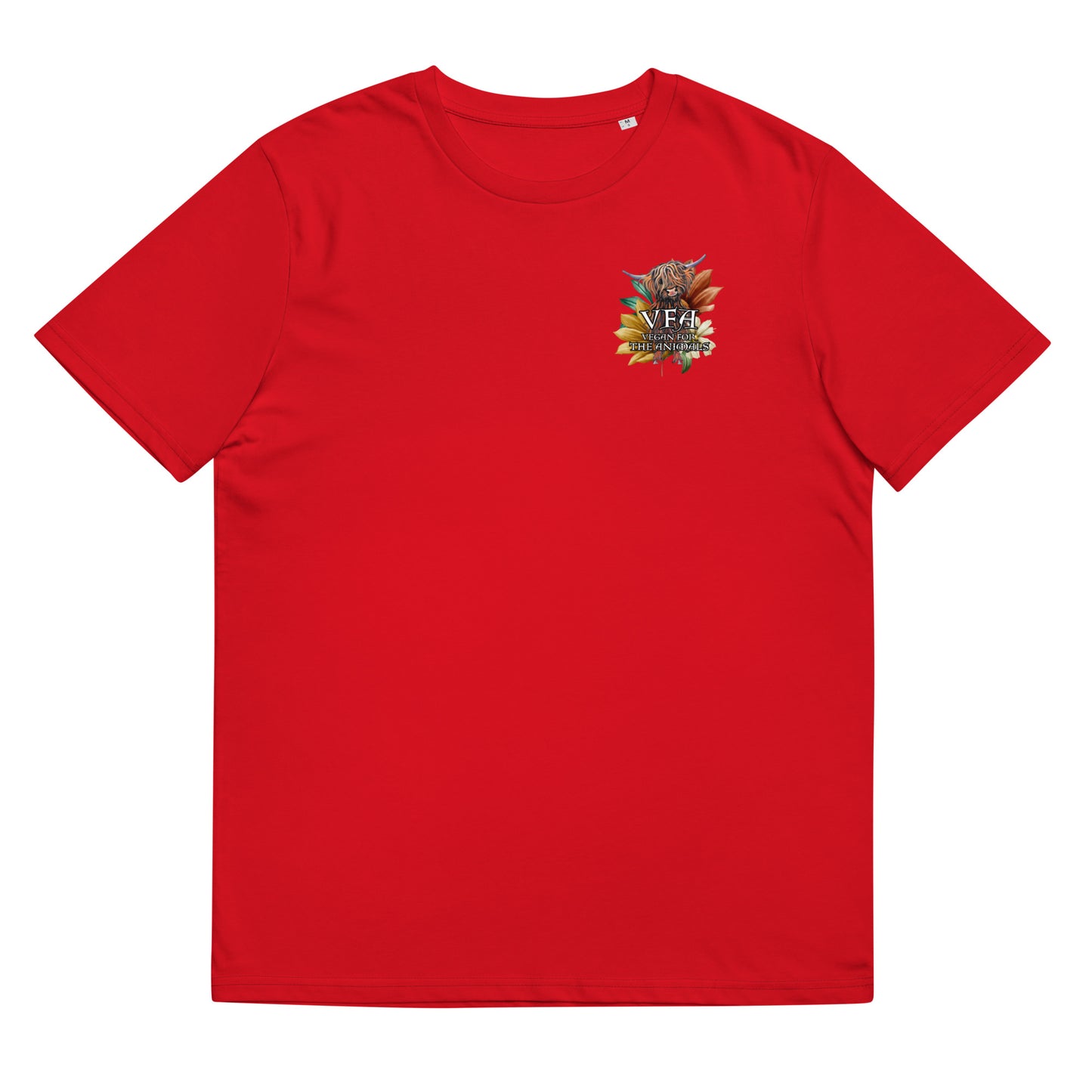 VEGAN For The Animals Unisex organic cotton t-shirt