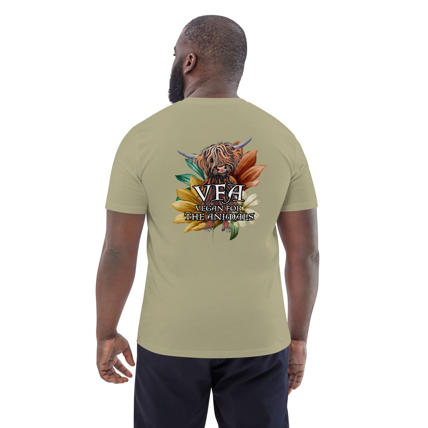 VEGAN For The Animals Unisex organic cotton t-shirt