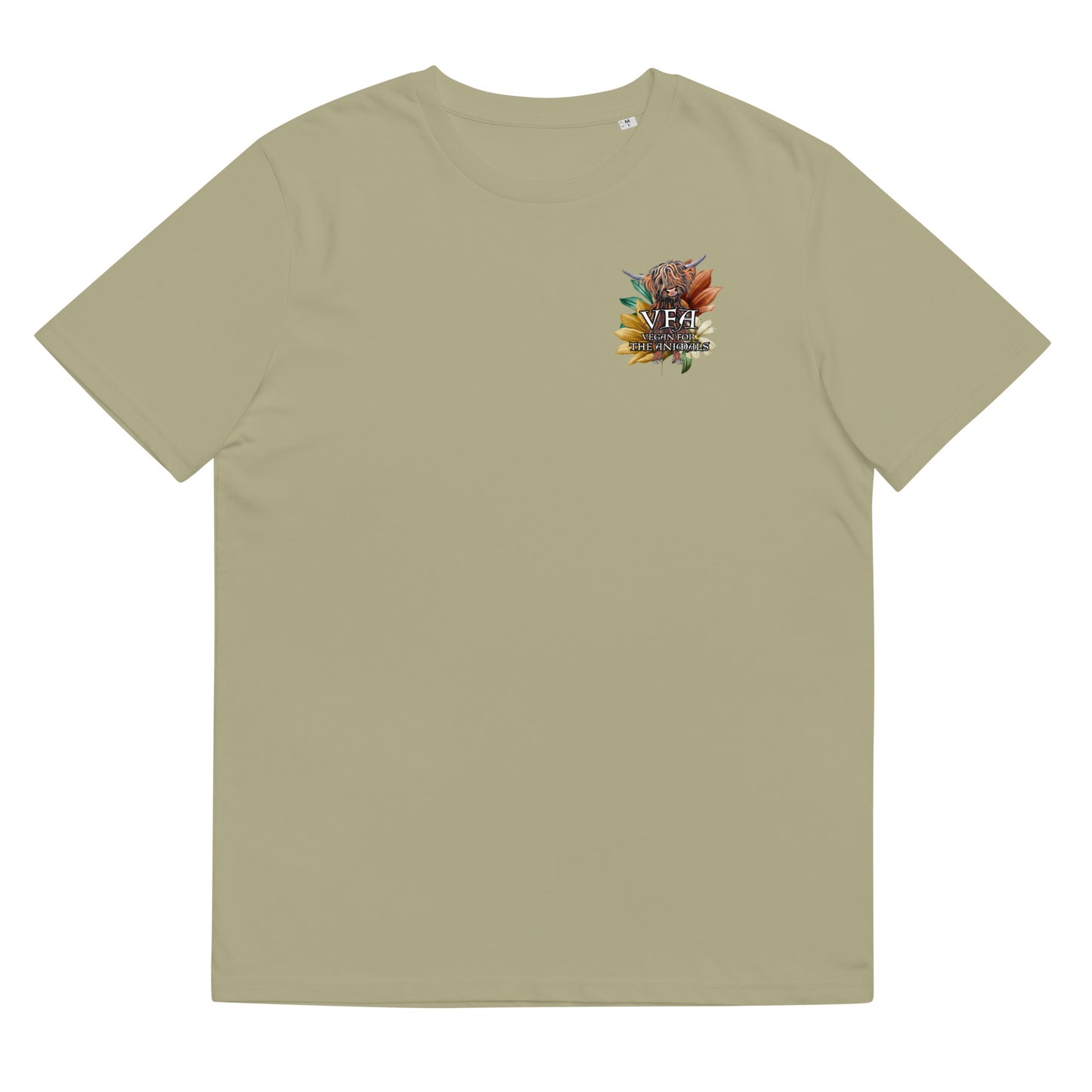 VEGAN For The Animals Unisex organic cotton t-shirt