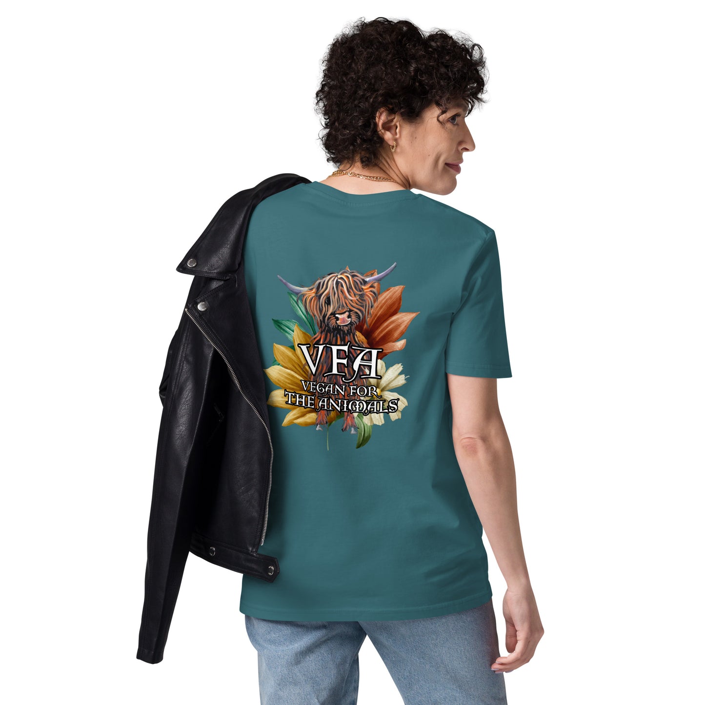 VEGAN For The Animals Unisex organic cotton t-shirt
