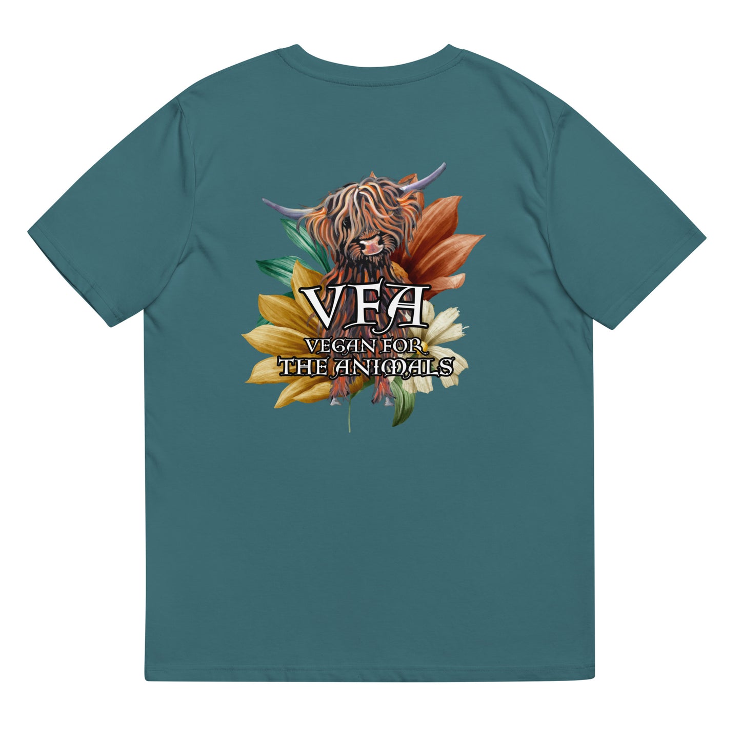 VEGAN For The Animals Unisex organic cotton t-shirt