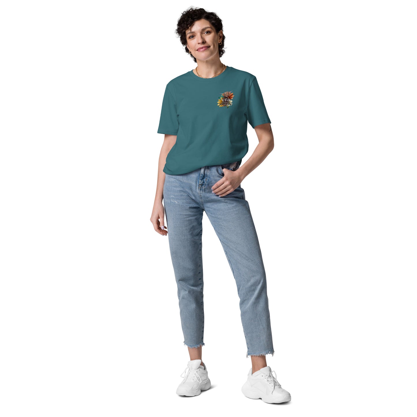 VEGAN For The Animals Unisex organic cotton t-shirt