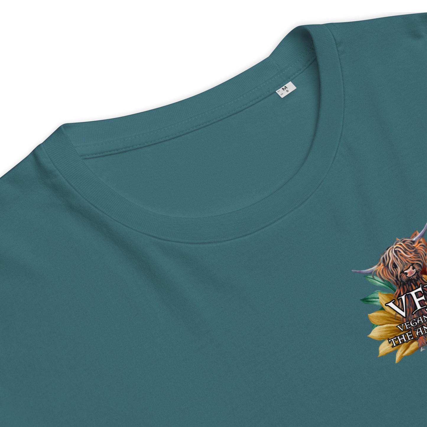 VEGAN For The Animals Unisex organic cotton t-shirt