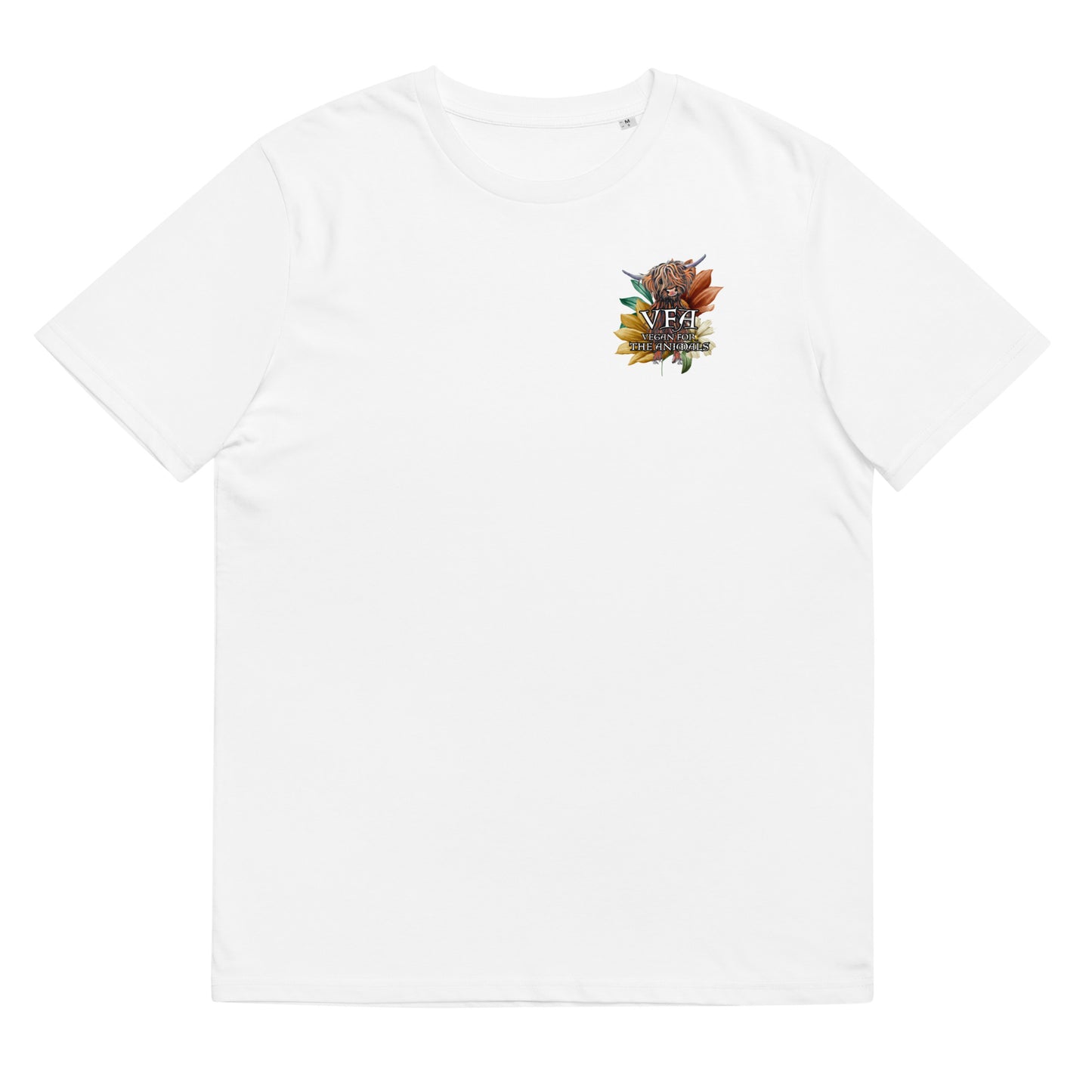 VEGAN For The Animals Unisex organic cotton t-shirt