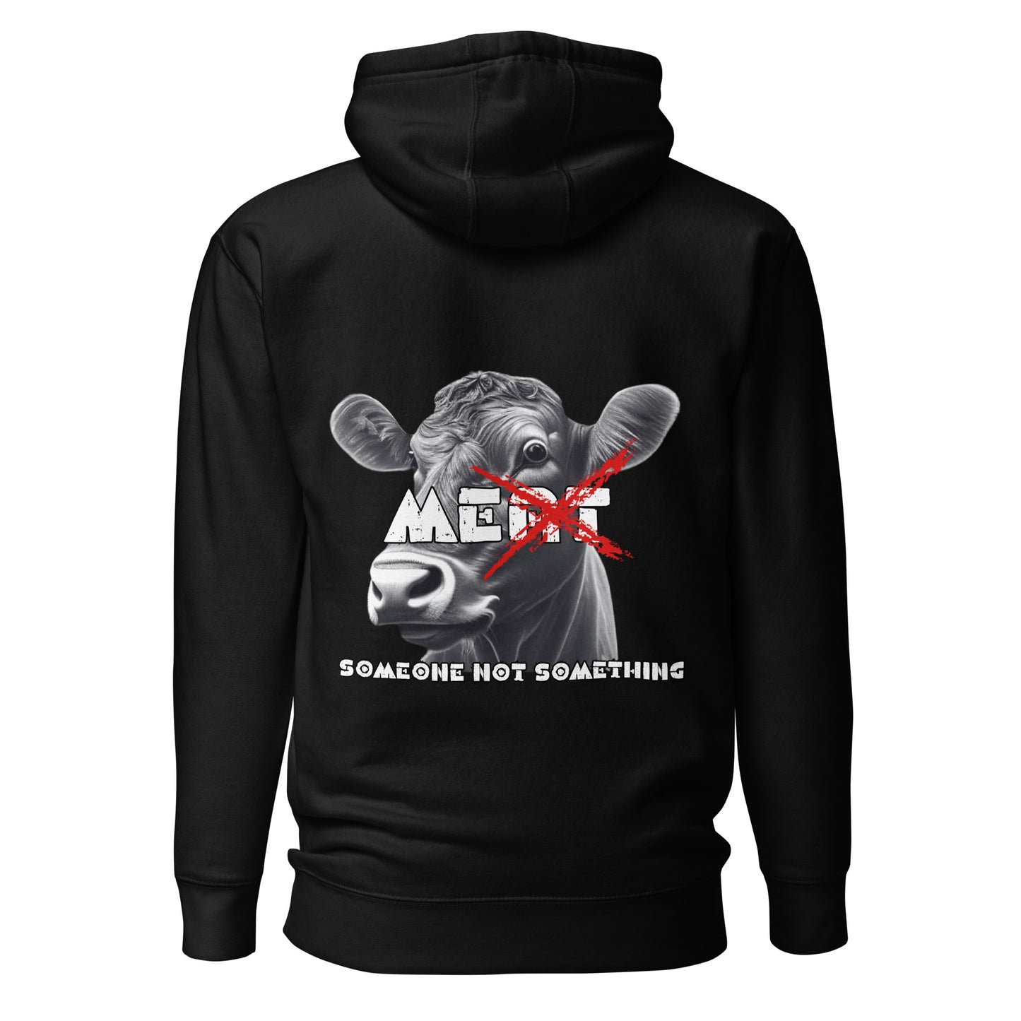 VEGAN " MEat" Embroidered Premium Unisex Hoodie