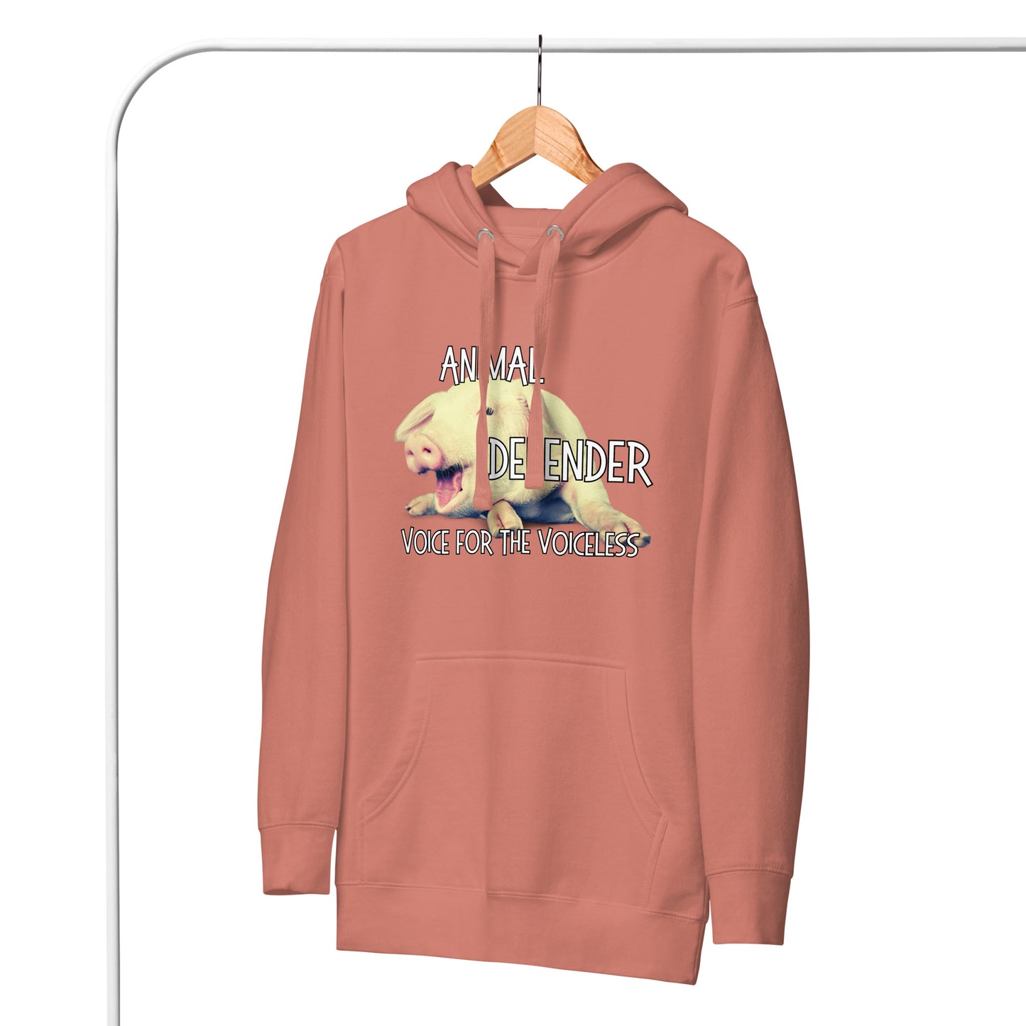 VEGAN " Animal Defender" Unisex Premium Hoodie