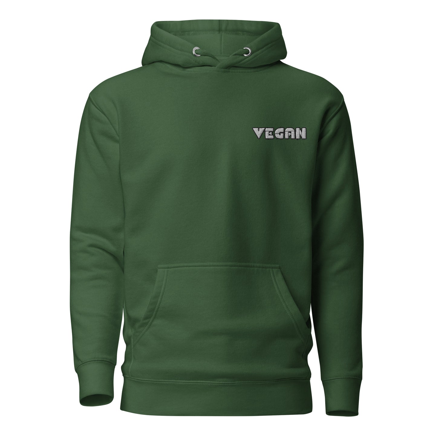 VEGAN " MEat" Embroidered Premium Unisex Hoodie