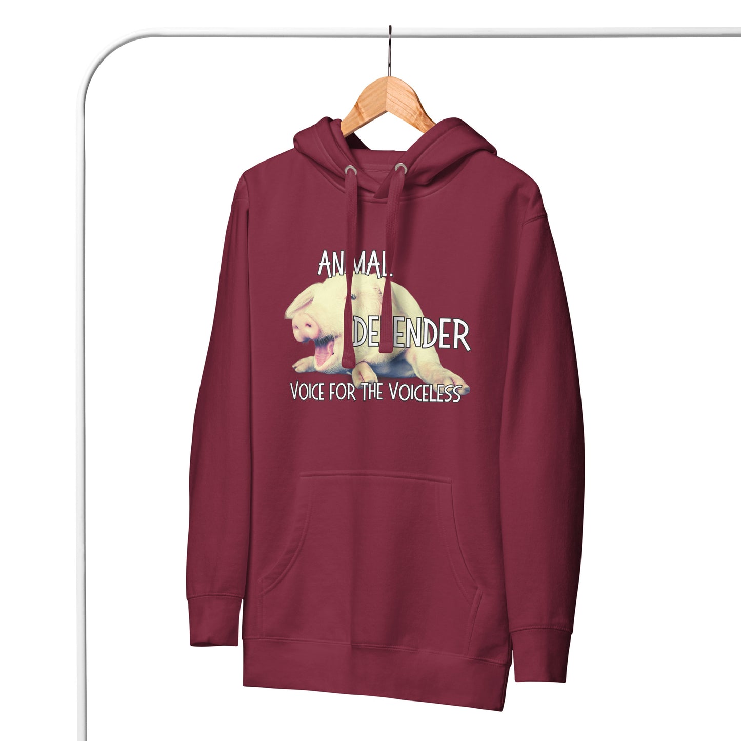 VEGAN " Animal Defender" Unisex Premium Hoodie