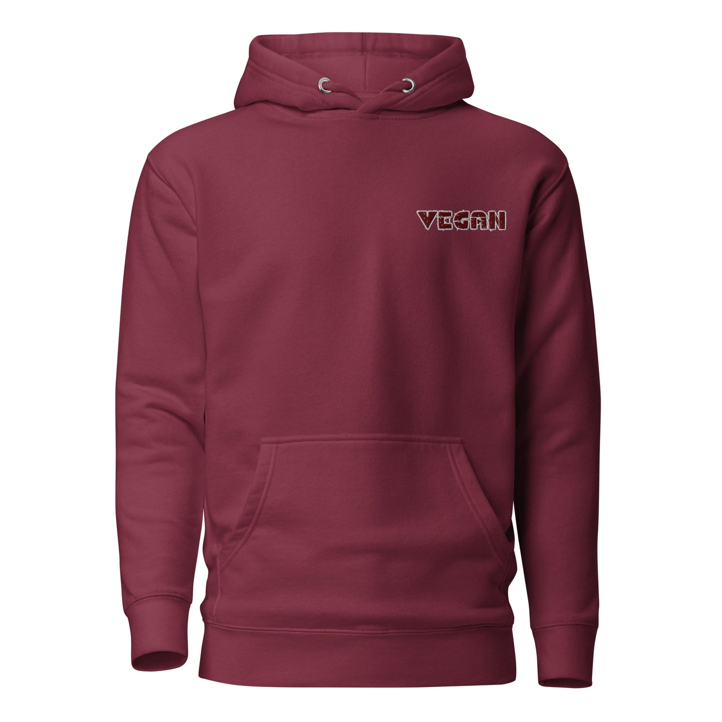 VEGAN " MEat" Embroidered Premium Unisex Hoodie