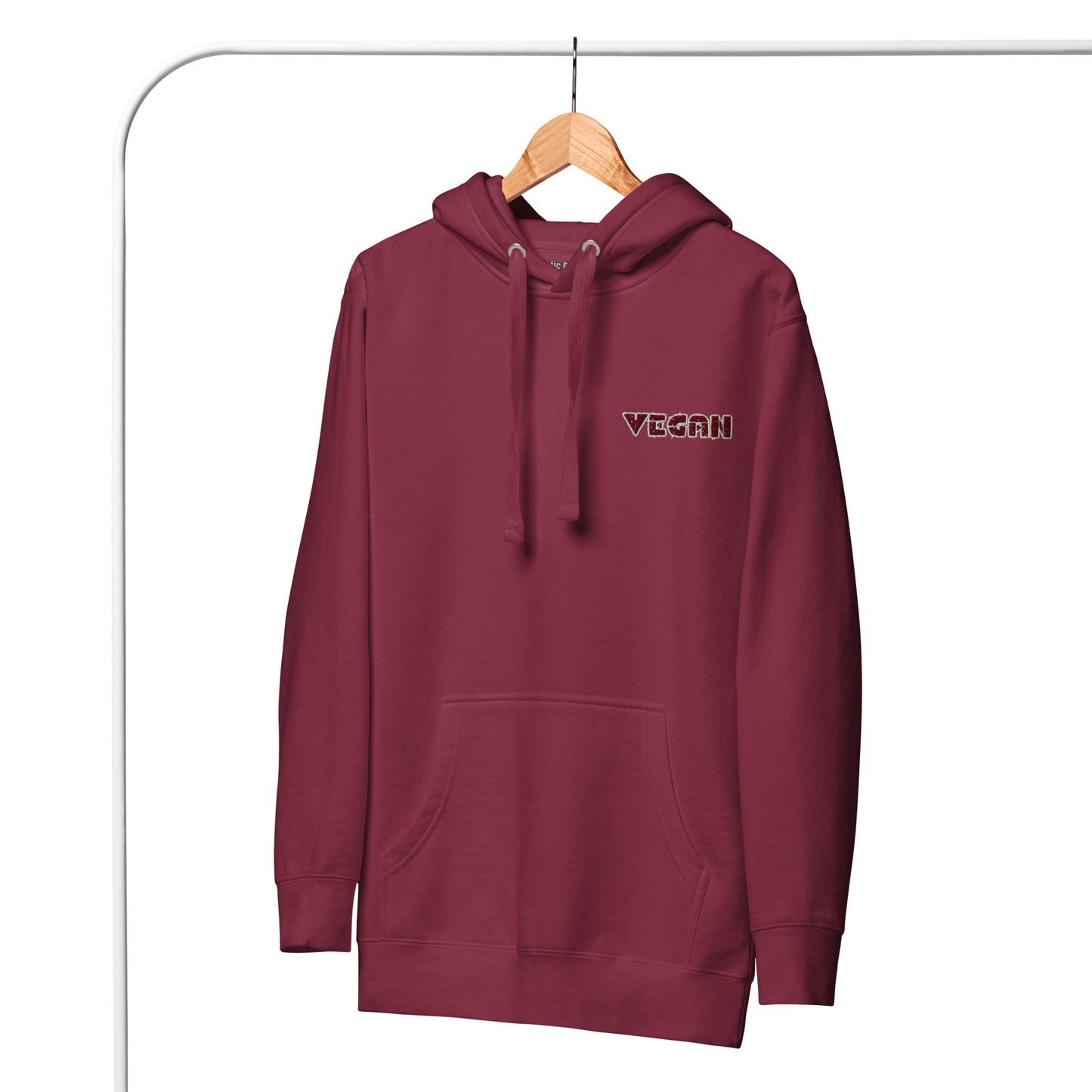 VEGAN " MEat" Embroidered Premium Unisex Hoodie