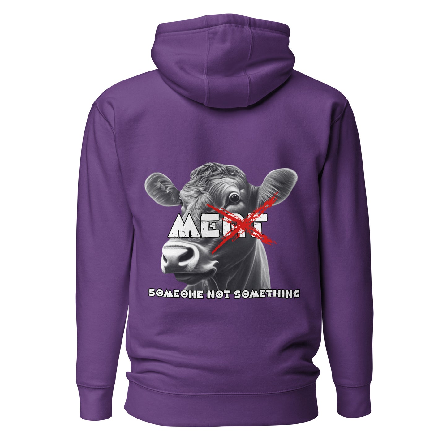 VEGAN " MEat" Embroidered Premium Unisex Hoodie