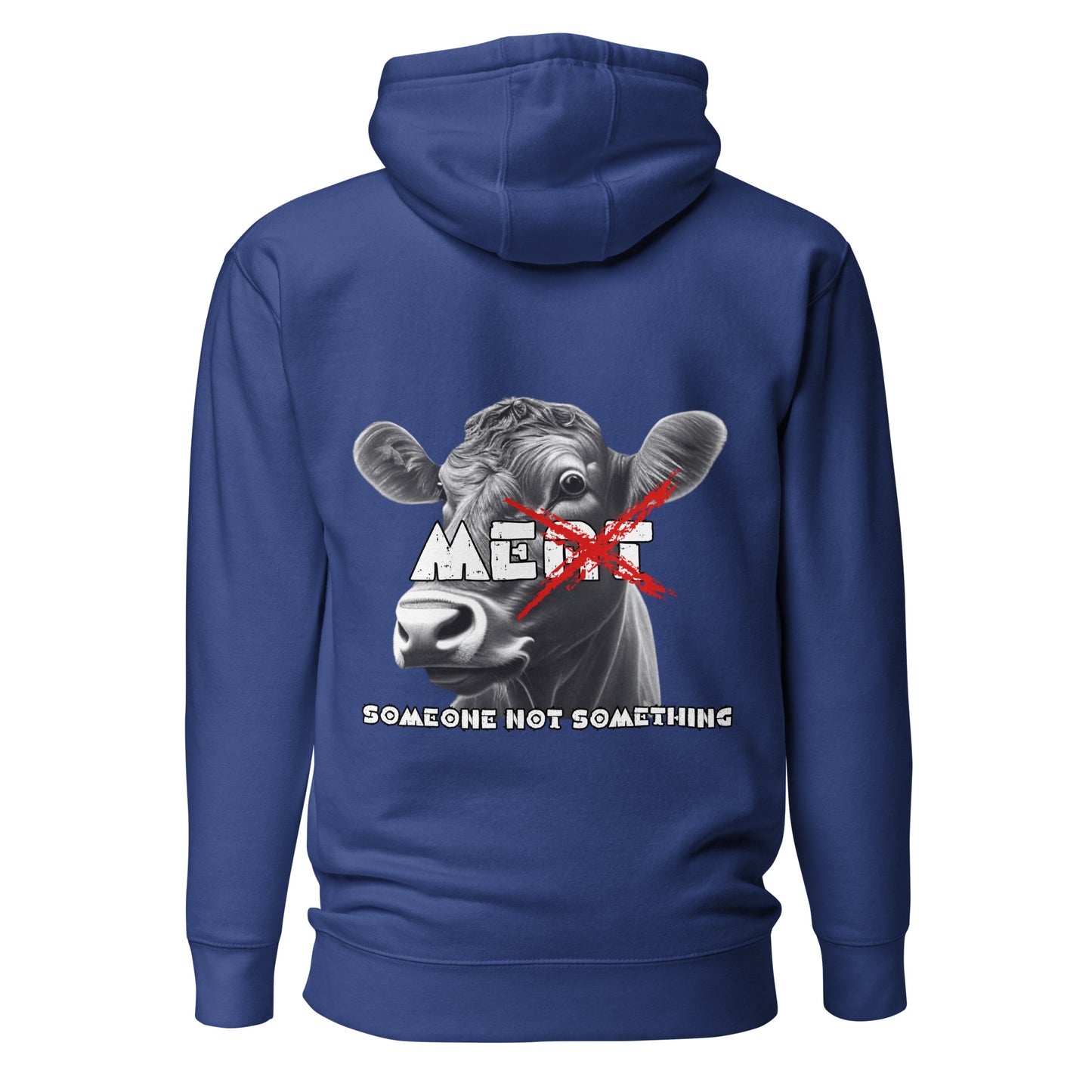 VEGAN " MEat" Embroidered Premium Unisex Hoodie