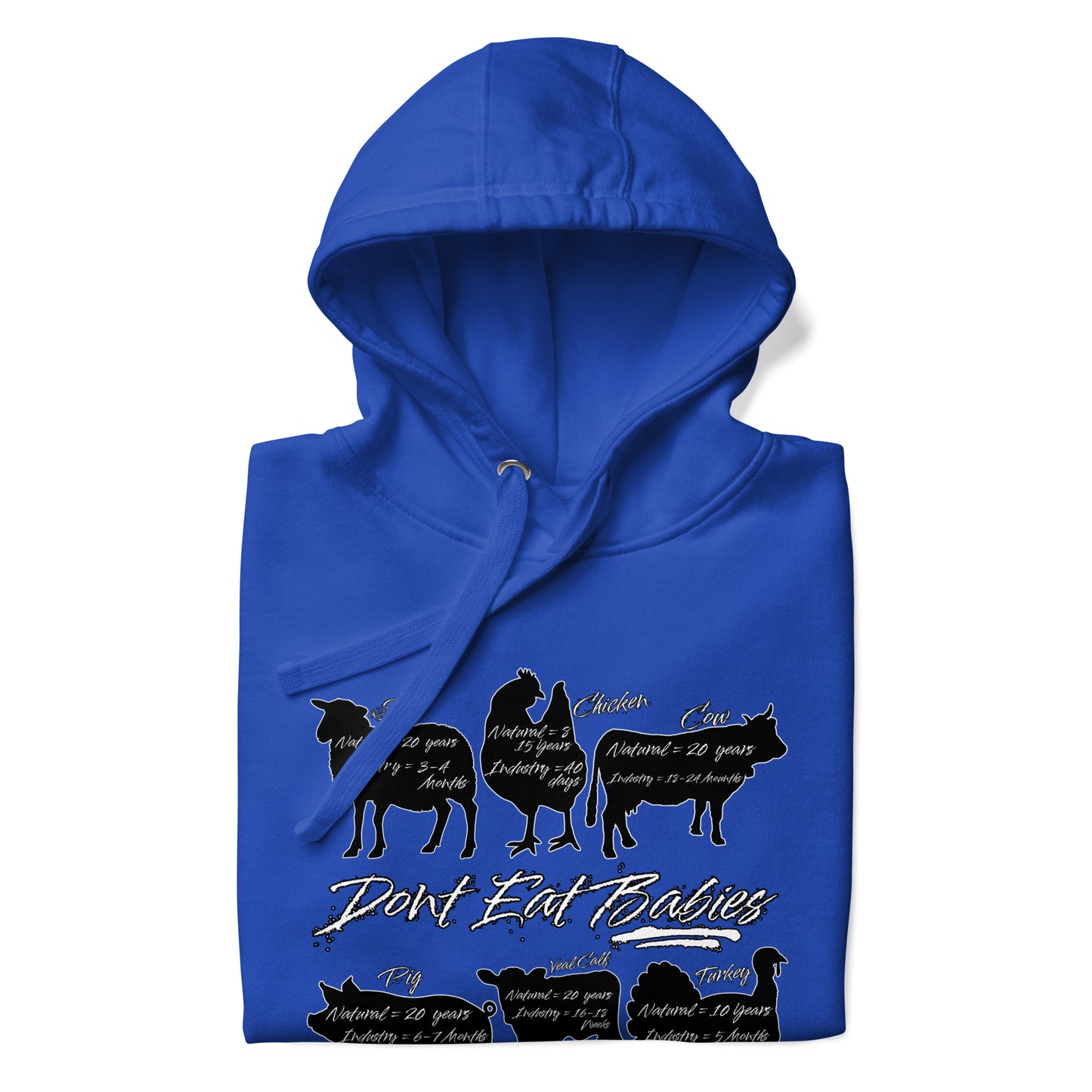Vegan " Don't Eat Babies " Premium Unisex Hoodie