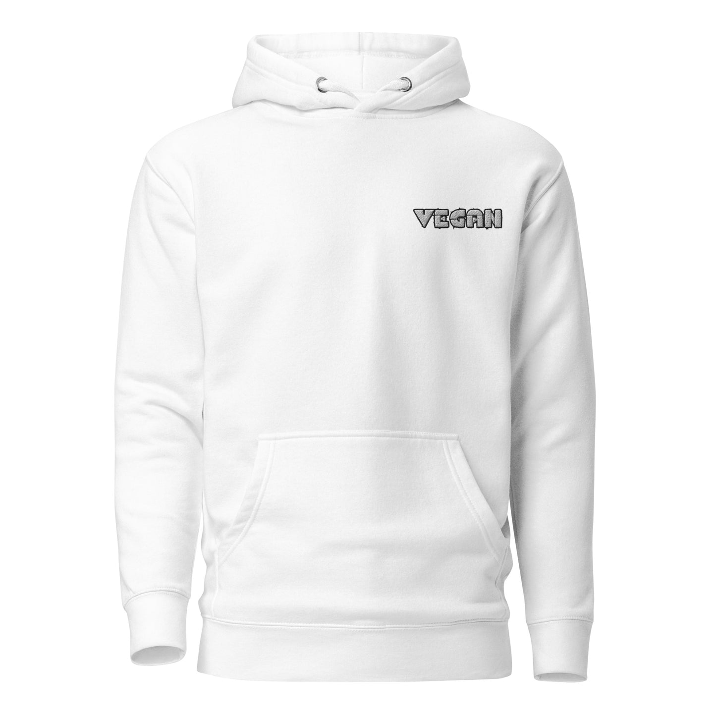 VEGAN " MEat" Embroidered Premium Unisex Hoodie