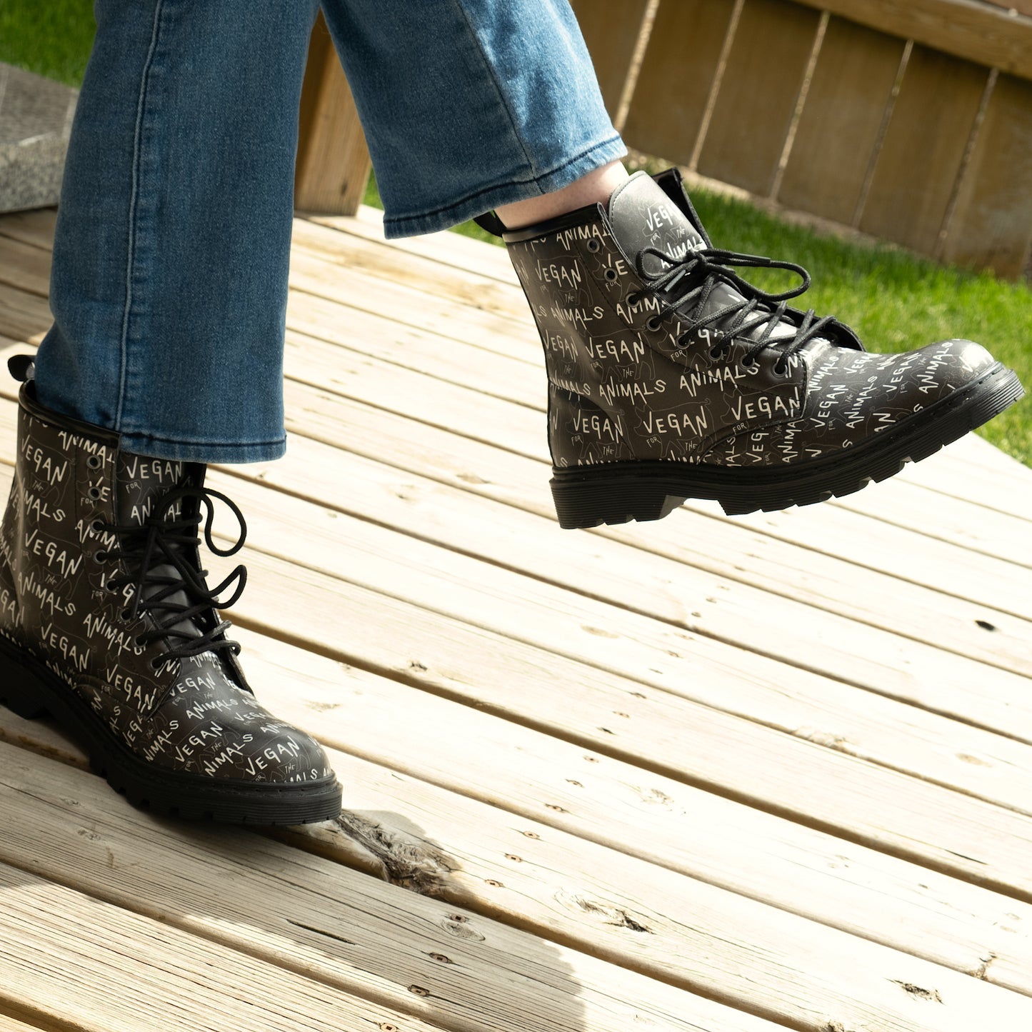 VEGAN For The Animals Streetstyle Boots