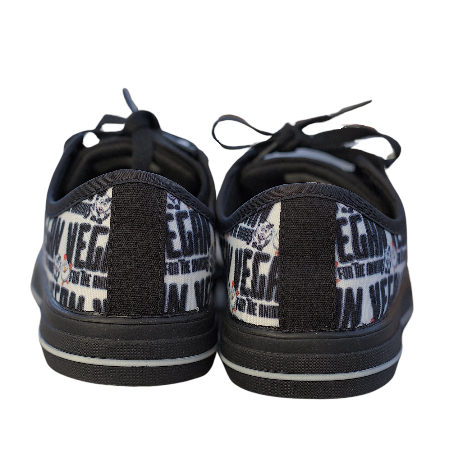 VEGAN For The Animals Low Top Canvas Shoes