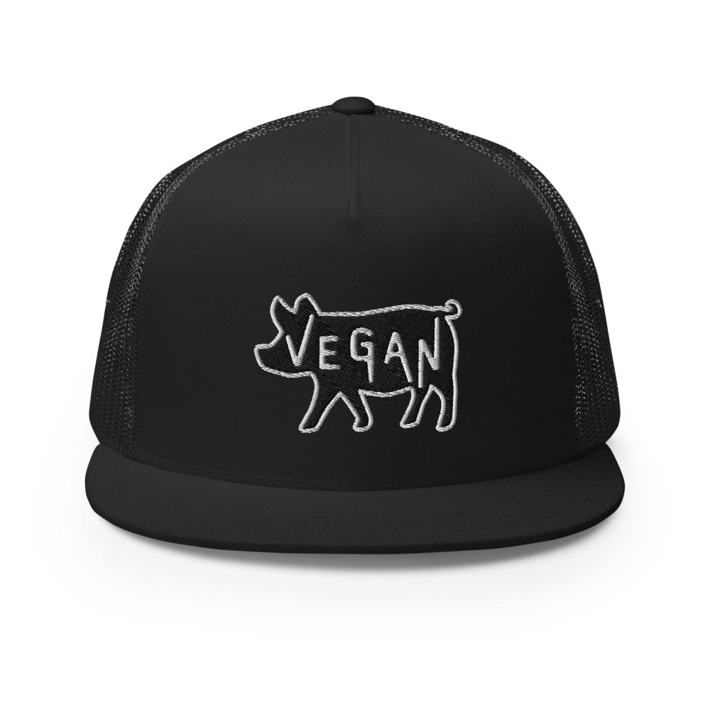 VEGAN Embroidered Trucker Cap