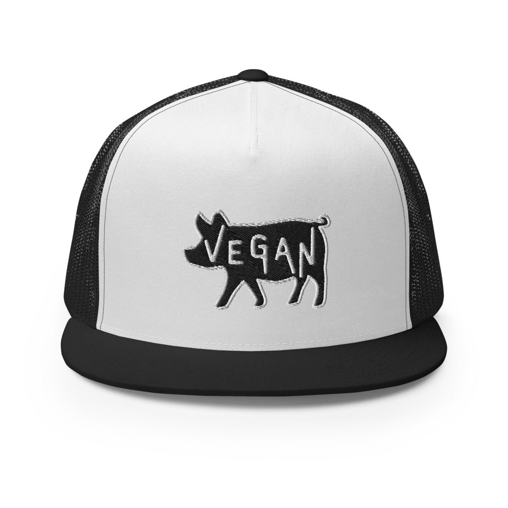 VEGAN Embroidered Trucker Cap