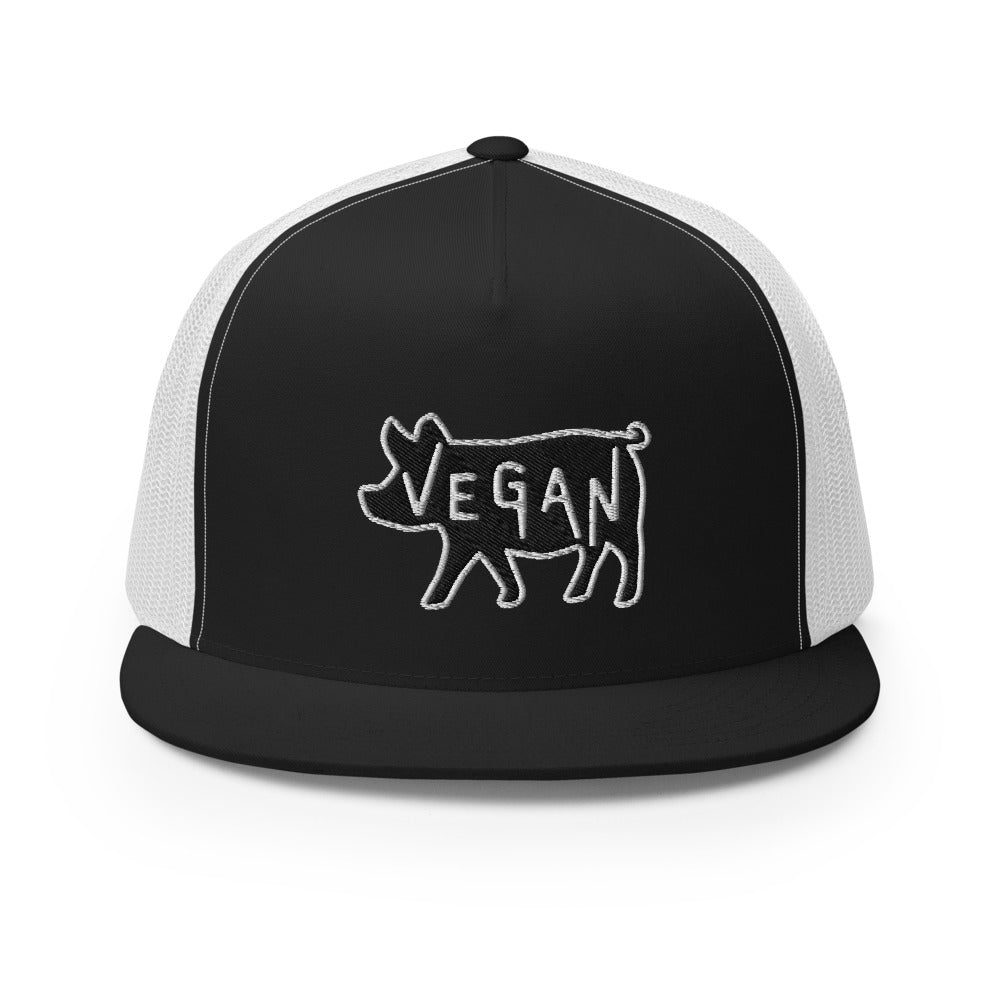 VEGAN Embroidered Trucker Cap