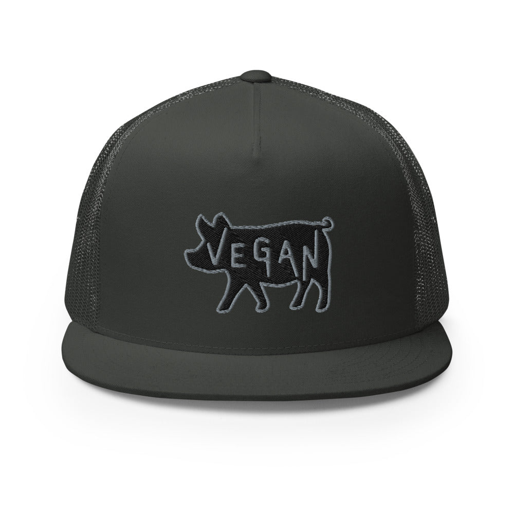VEGAN Embroidered Trucker Cap