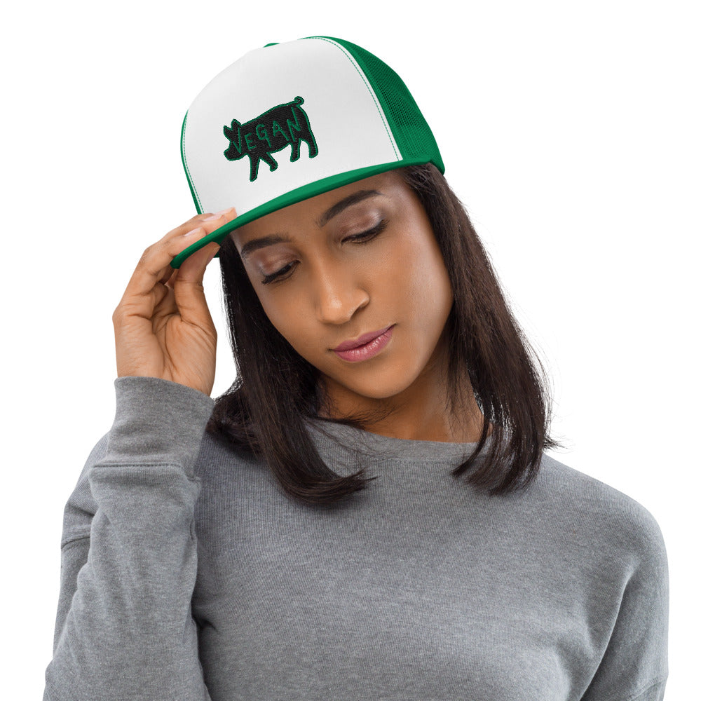 VEGAN Embroidered Trucker Cap