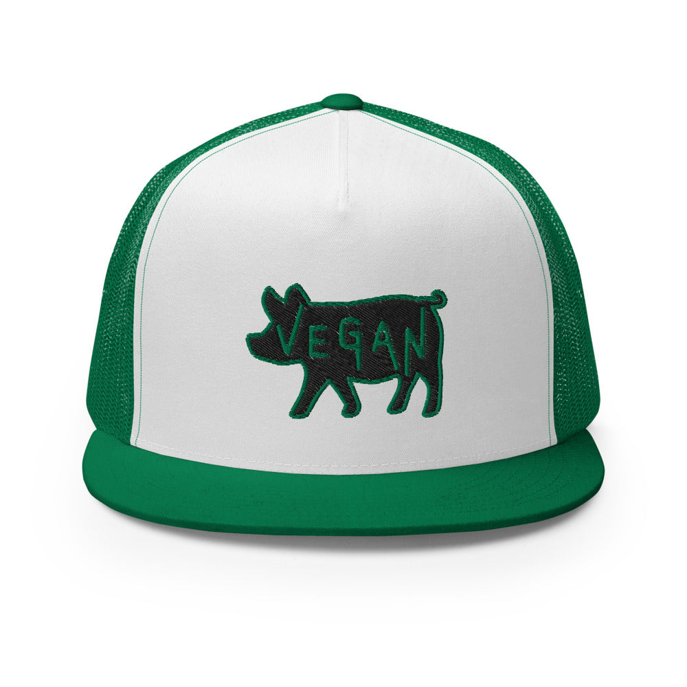 VEGAN Embroidered Trucker Cap
