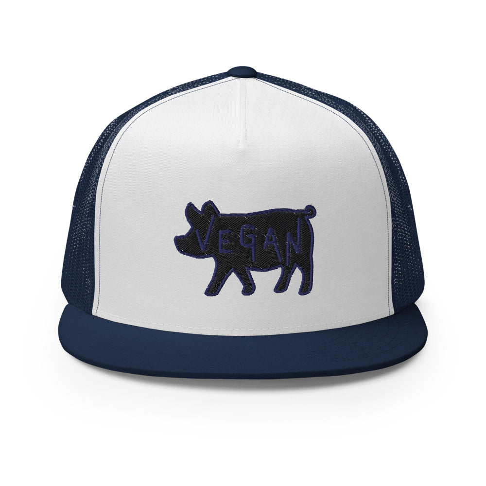 VEGAN Embroidered Trucker Cap