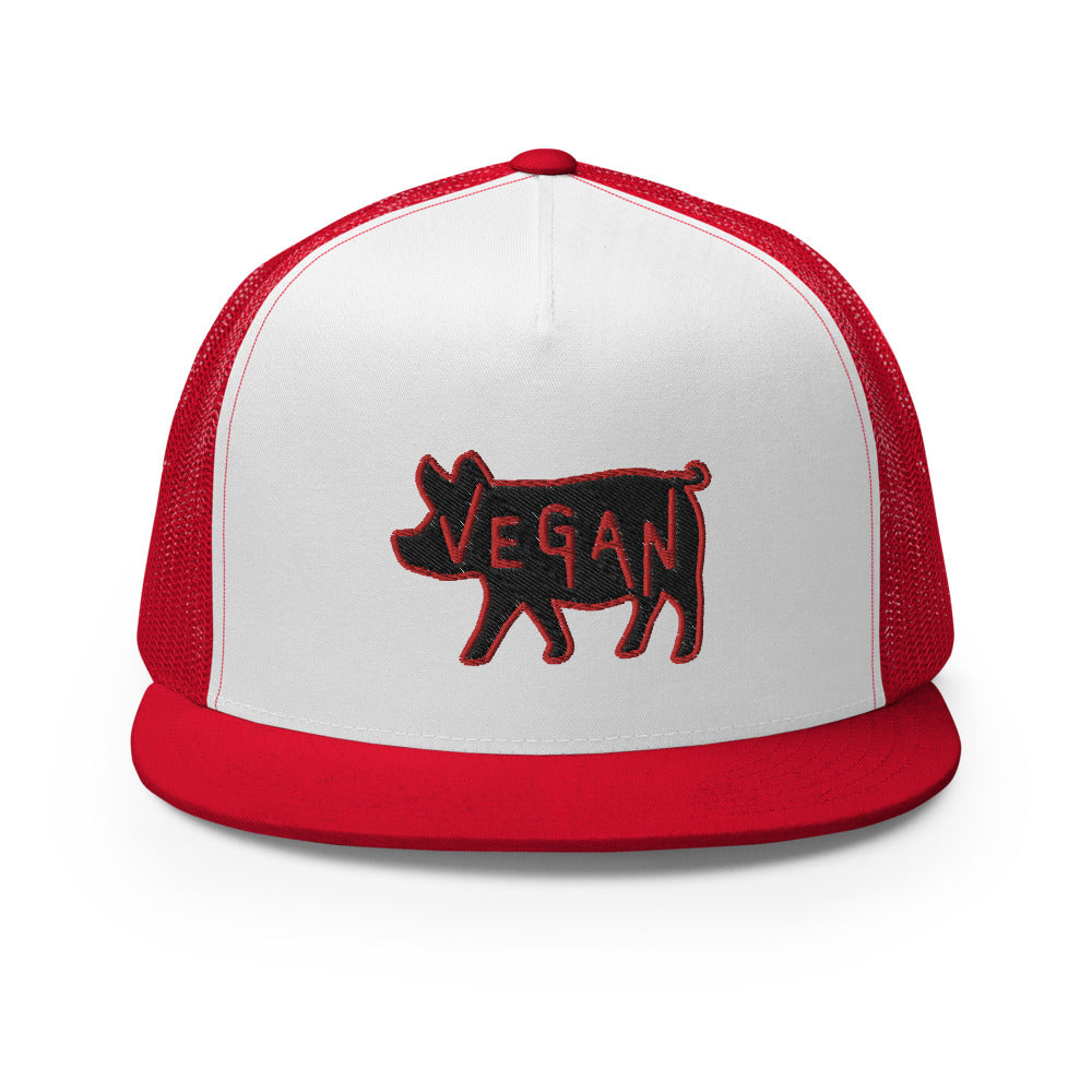 VEGAN Embroidered Trucker Cap