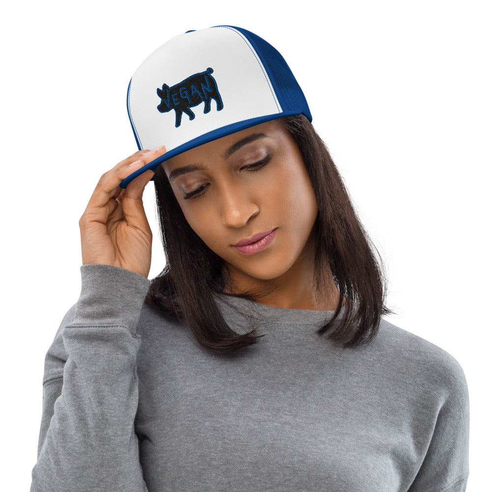 VEGAN Embroidered Trucker Cap