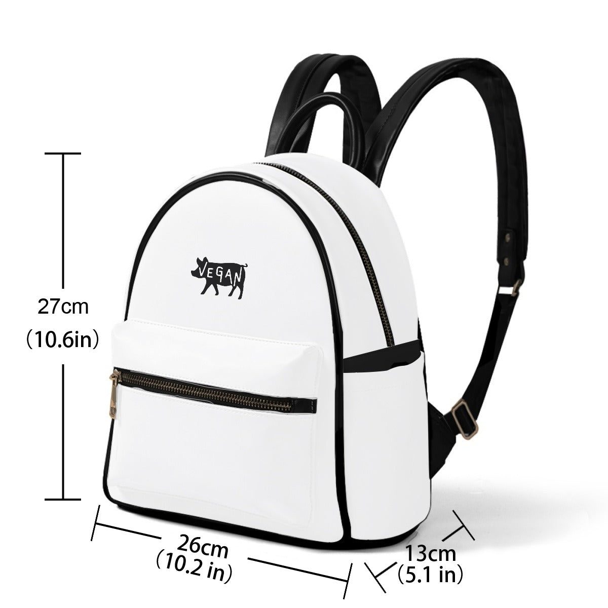 VEGAN Faux Leather Designer Backpack