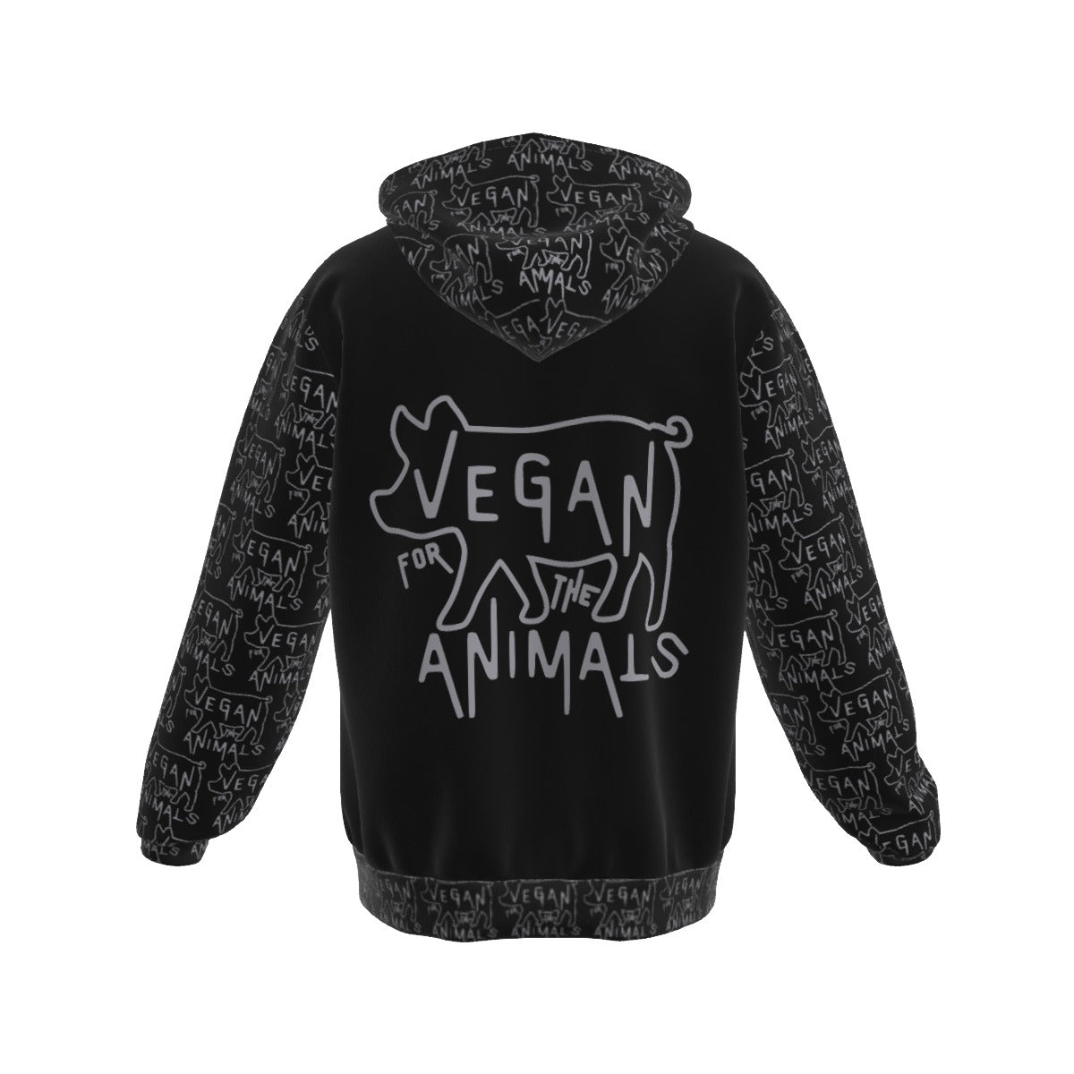 VEGAN FTA Heavy Fleece Zip Up Hoodie