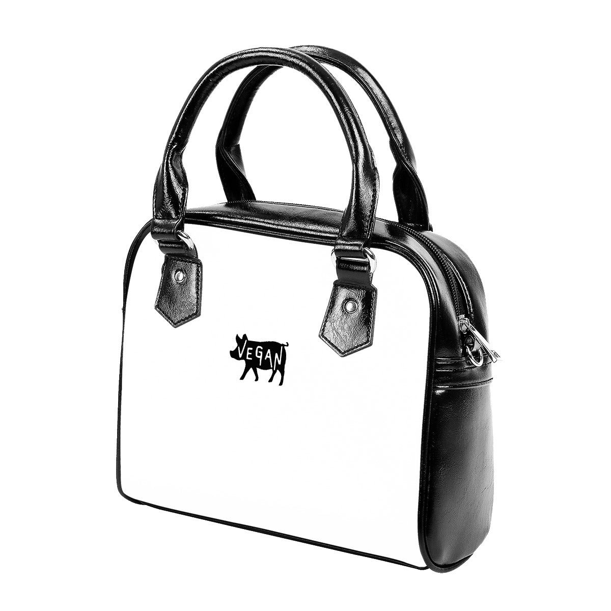 VEGAN Faux Leather Designer Handbag With Single Shoulder Strap